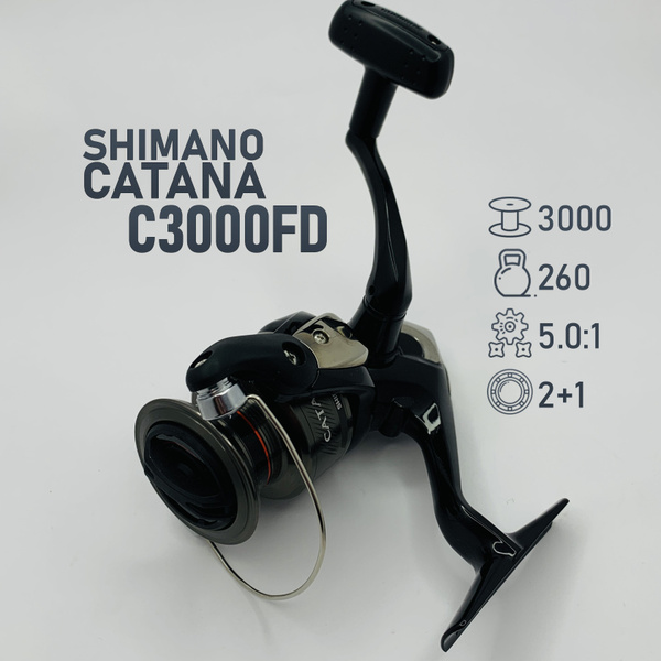 Катушка Shimano CATANA, Безынерционная, 3000, Передний фрикцион купить ...