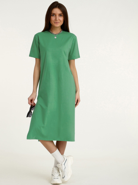 Платье - футболка длинное туника пляжная женская оверсайз 1ЖПК3884804 ...