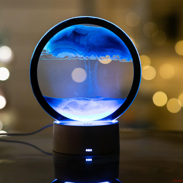 Купить Светодиодный ночник 3D настольный "Зыбучие пески" мультиколор ...