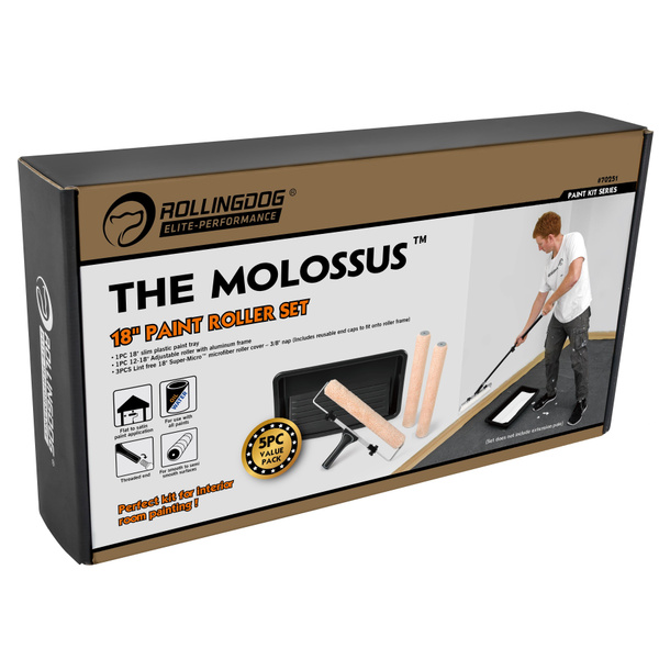 Набор малярный ROLLINGDOG THE MOLOSSUS: валик большой Super-Micro 450 ...