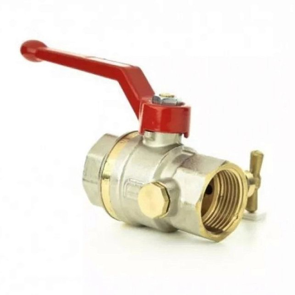 Кран шаровой полнопроходной Danfoss BVR-D Ду15 Ру40 со спускным ...