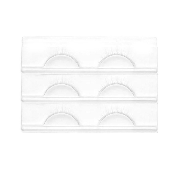 Белые накладные ресницы, прозрачные стебли, подходят для аниме-КОСПЛЕЯ ...