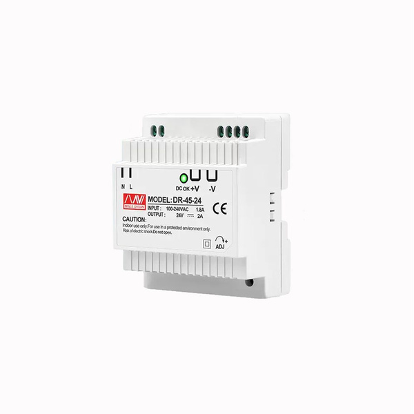 Блок питания 24В DR-45W-24 на DIN-рейку(1 шт.) купить на OZON по низкой ...
