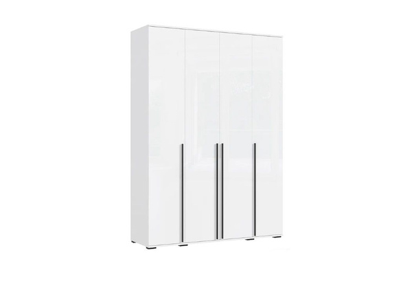 Шкаф распашной Фабрика МИФ Норд 1200 дуб крафт белый, 160x51x223.6 см ...