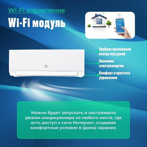 Настенная сплит-система Euroklimat EKSA-35HN Alba, для дома/ квартиры ...