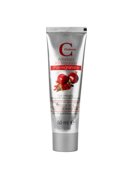 Маска глиняная Claderm для лица Pomegranate / Гранат 50 мл - купить с ...