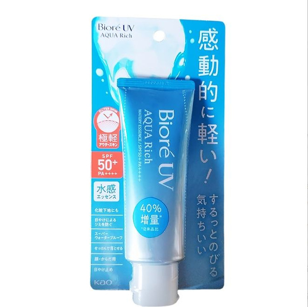 Biore UV Aqua Rich Watery Essence. Солнцезащитный флюид SPF50 50 гр ...