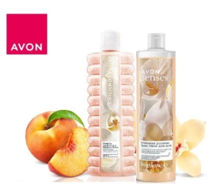 AVON Набор 500+500 мл "Истинная роскошь" Крем-гель для душа + пена для ...