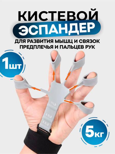 Эспандер Кистевой, max нагрузка 5 кг купить c доставкой на OZON по ...