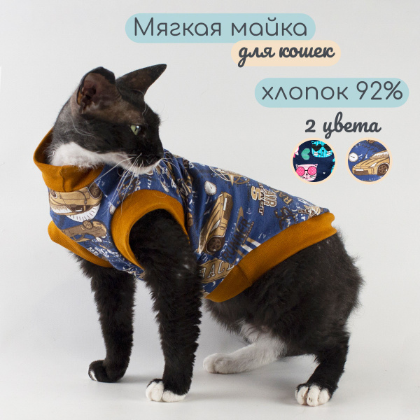 Одежда для кошек и котов - кофта Пустынная трасса, подходит для ...
