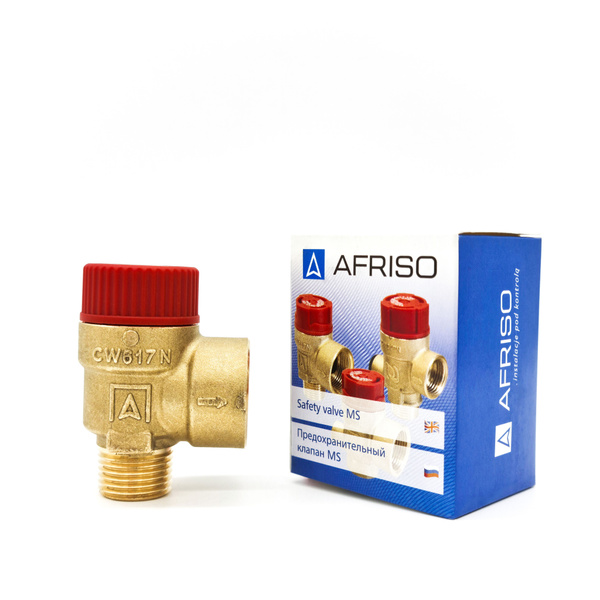 Клапан предохранительный для систем отопления Afriso MSG НР1/2" x ВР3/4 ...