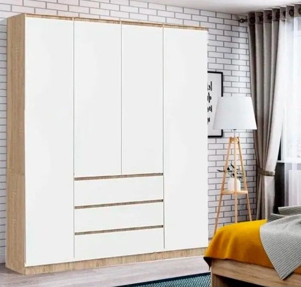 Шкаф распашной Фабрика МИФ Шкаф Челси, 160.2x51.4x202.2 см - купить по ...