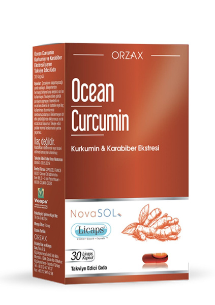 ORZAX Ocean Curcumin Экстракт Куркумы 30 капсул - купить с доставкой по ...