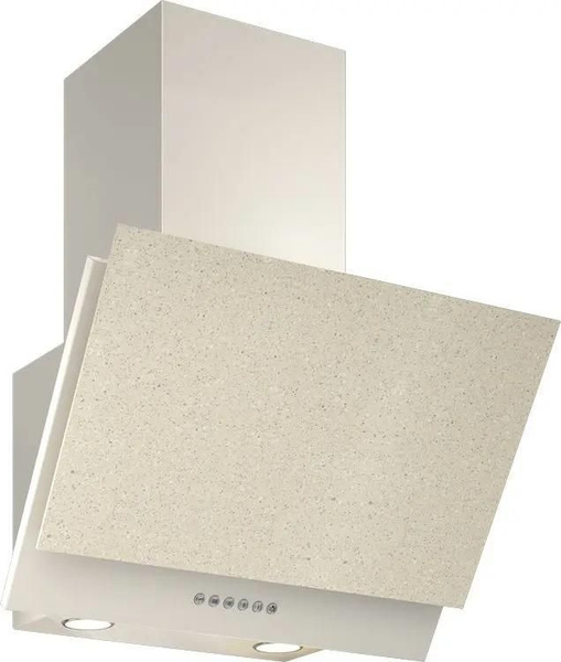 Вытяжка каминная Elikor Рубин Stone S4 60П-700-Э4Д, топленое молоко ...