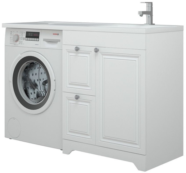 Corozo Тумба с раковиной, Леон 130 R, 130х48х85 см - купить с доставкой ...