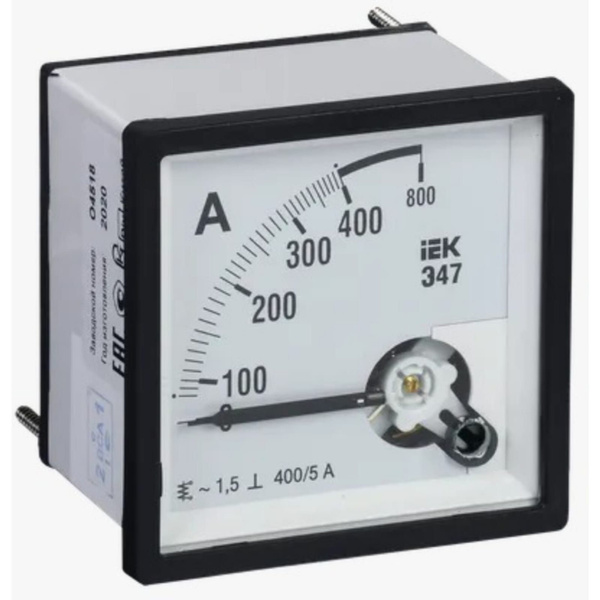 Амперметр щитовой Э47 400/5А класс точности 1,5 72х72мм купить на OZON ...