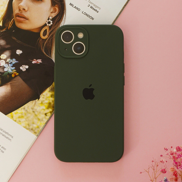 Чехол на айфон 13 / чехол на iphone 13 силиконовый с защитой камеры с ...