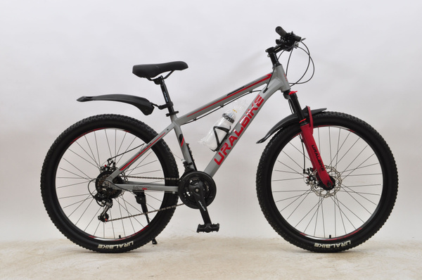 Велосипед горный URALBIKE DRIVE Gray 26, 17 рама, 21 скорость SHIMANO ...