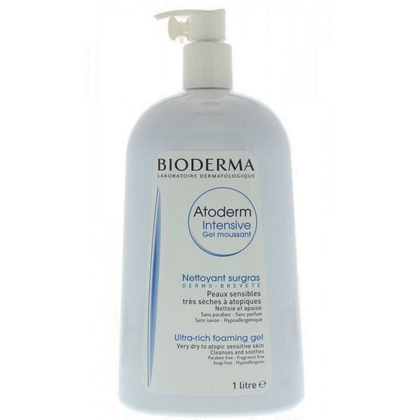 Bioderma Atoderm Интенсивный очищающий гель 1 литр - купить с доставкой ...
