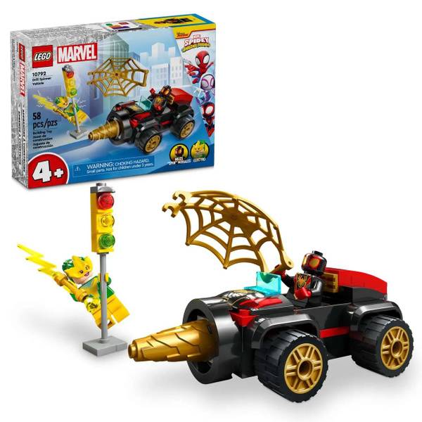 Характеристики Конструктор пластиковый LEGO Marvel Бурильная машина ...