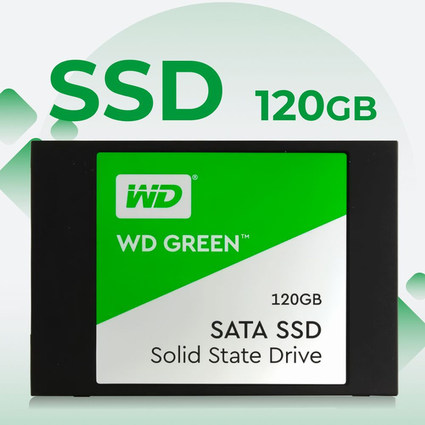 120 ГБ Внутренний SSD-диск Western Digital Green Original WDS120G2G0A ...