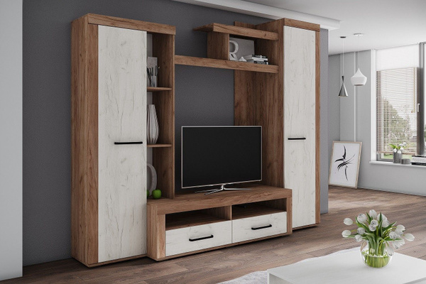 Стенка в гостиную Марсель-4, дуб крафт табачный купить по выгодной цене ...