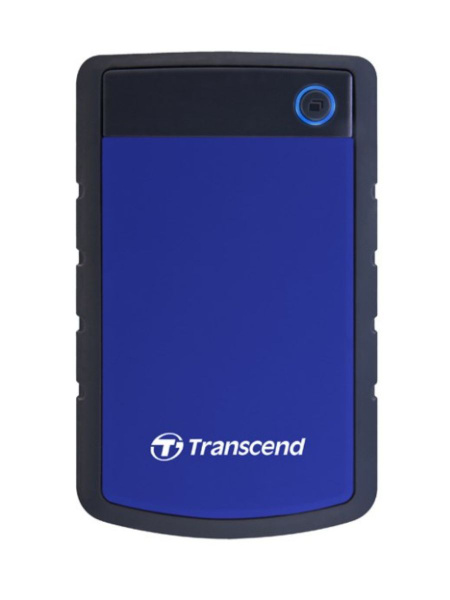 Transcend 1 ТБ Внешний жесткий диск TS1TSJ25H3B (TS1TSJ25H3B ), синий ...