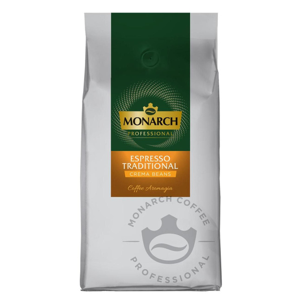 Кофе в зернах MONARCH Espresso Traditional 1кг - купить с доставкой по ...