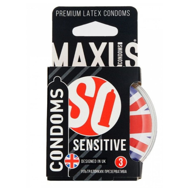 Презервативы ультратонкие MAXUS AIR Sensitive №3, 3шт - купить с ...