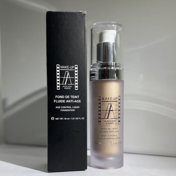 Тон-флюид AFL1B антивозрастной Make-up Atelier Paris, бледно-бежевый ...