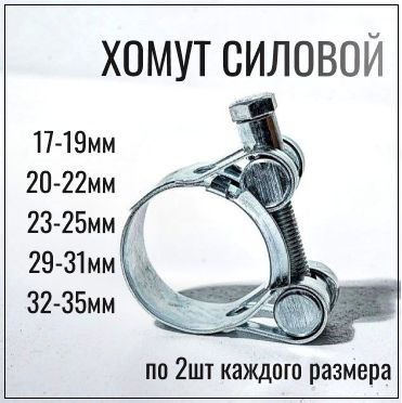 Хомут быстросъемный Белый медведь 35 мм17 - 32, 10 шт., Оцинкованная ...