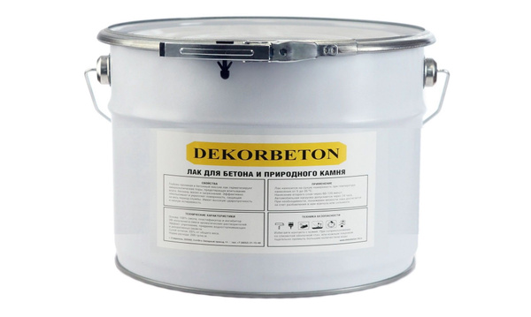 Лак-Пропитка для бетона и камня. DEKORBETON (9.5л) - купить с доставкой ...