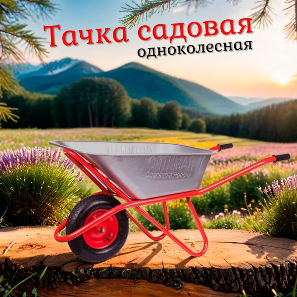 Тачка садовая ОПТИМАЛ Тачка, 200 кг - купить по выгодным ценам в ...