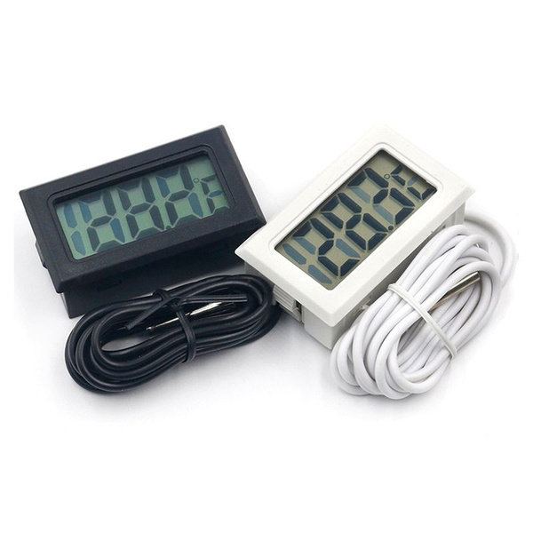Термометр электронный с выносным проводным датчиком / Градусник уличный ...