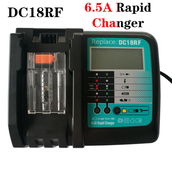Зарядное устройство DC18RF 18VRF 6.5A с экраном, подходит для быстрой ...