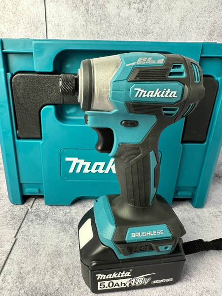 Винтоверт аккумуляторный ударный Makita в кейсе 18V, 2АКБ - купить с ...