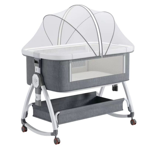 Кровать колыбель для новорожденных с матрасом и съемным пеленальным ...