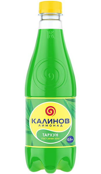 Лимонад Калинов со вкусом Тархун 0,5л х 12шт - купить с доставкой по ...