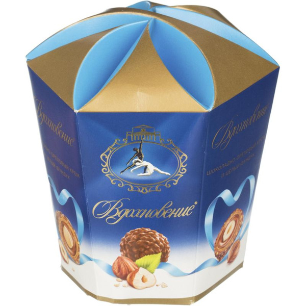 Вдохновение Конфеты с шоколадно-ореховым кремом и фундуком, 150 г ...