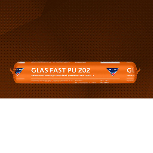 Клей SOLID GLAS FAST PU 202 однокомпонентный полиуретановый для вклейки ...