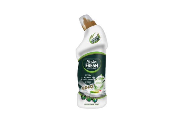 СРЕДСТВО ДЛЯ МЫТЬЯ САНТЕХНИКИ Master Fresh GOLD БЕЗ ХЛОРА - купить с ...