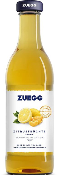 Итальянский сироп ZUEGG Цитрусы 425 мл. Стекло (Италия). - купить с ...