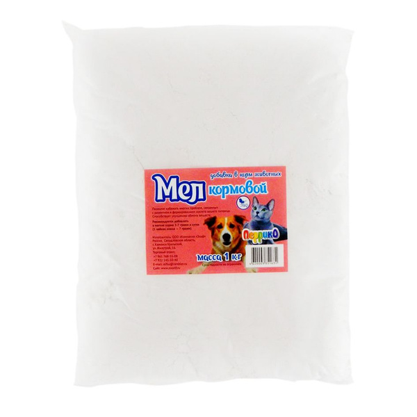 Перрико Мел кормовой для животных, пакет 1 кг - купить с доставкой по ...