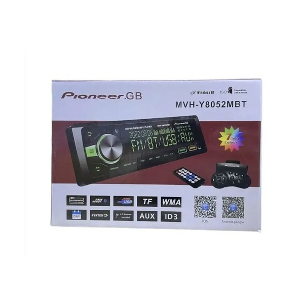 Магнитола для авто с блютуз / 1 Din / Pioneer - купить с доставкой по ...