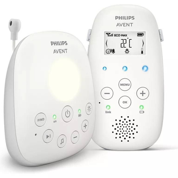Радионяня Philips Avent Audio Baby Monitor DECT SCD713/26, белый ...