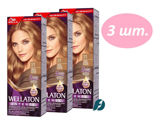 Wella WELLATON 7/3 Cтойкая крем-краска для волос - Лесной орех, 110 мл ...