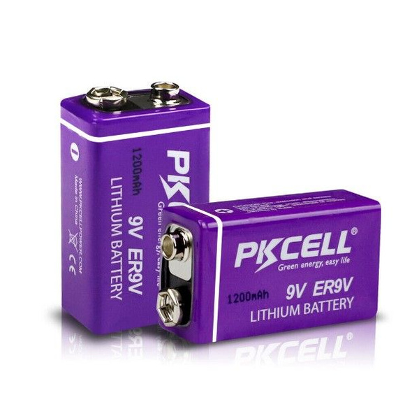 Литиевая батарейка Крона ER-V9 Pkcell Li-SOCL2, 1200мАч, 10.9V - купить ...