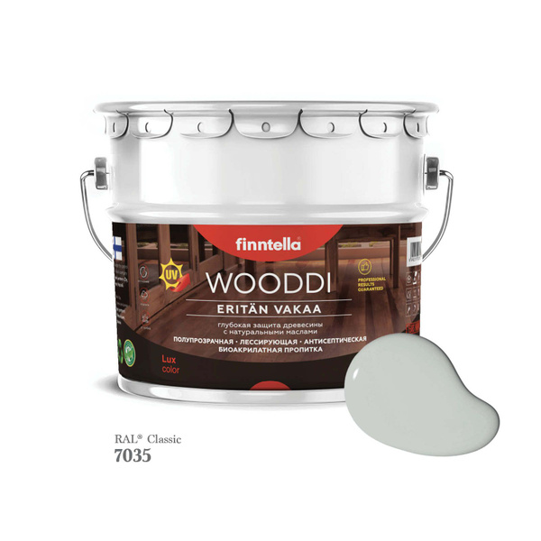 Антисептическая пропитка для дерева FINNTELLA WOODDI для наружных работ ...