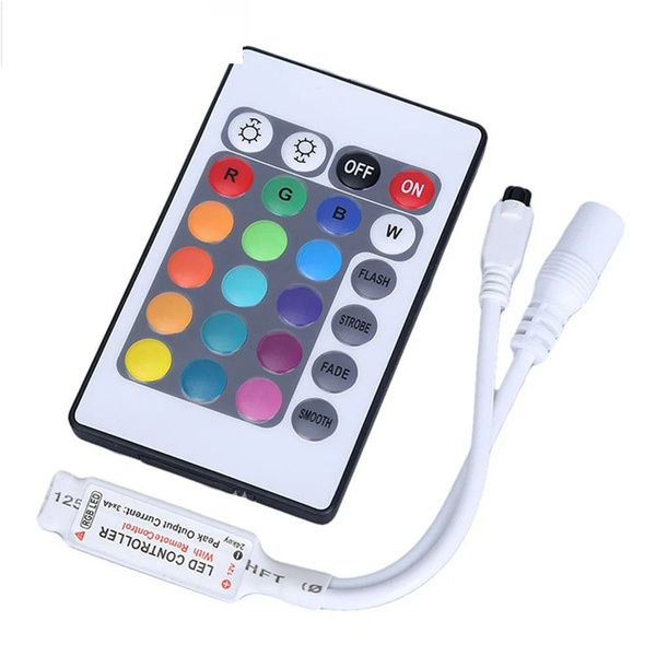 Контроллер светодиодной ленты LED RGB, пульт управления - купить с ...