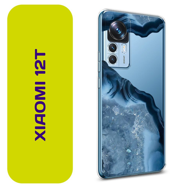 Чехол на Сяоми 12T / Xiaomi 12T с принтом "Сизый мрамор" купить на OZON ...